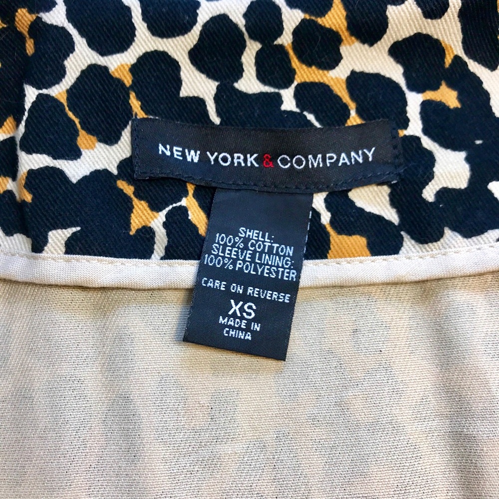 🆕 New York & Co Cheetah Print Pea Coat - Picture 8 of 8